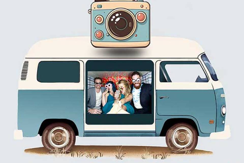 Photobooth en combi vintage