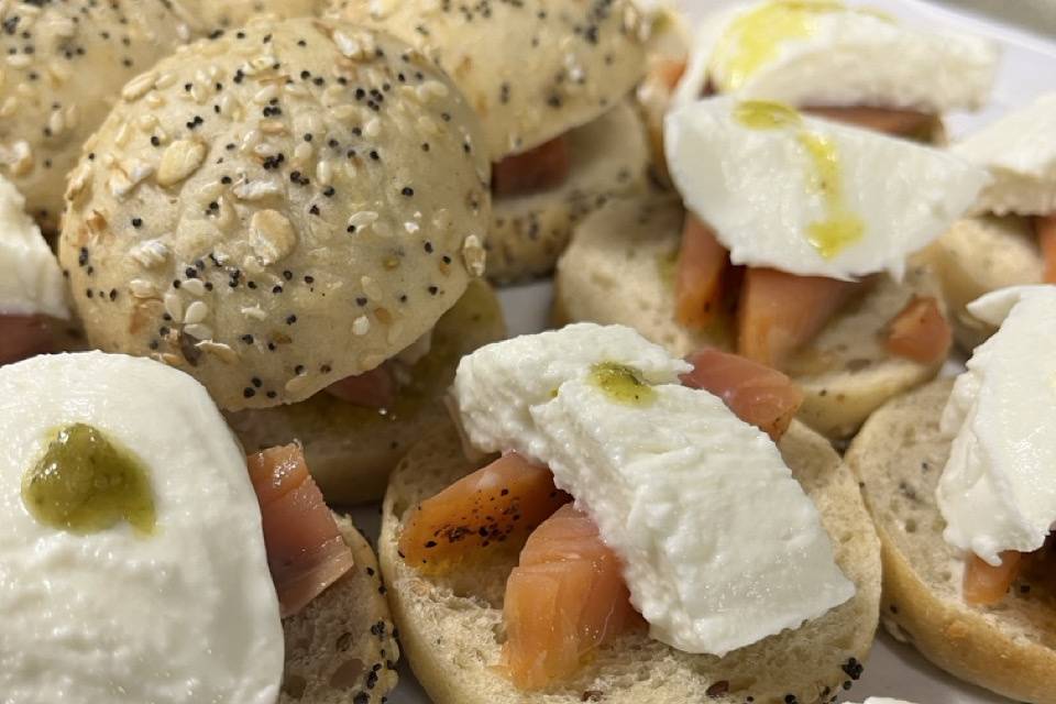 Mozzarella di Bufala et Truite