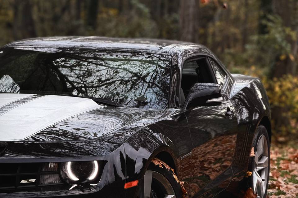 Mariage en Chevrolet Camaro