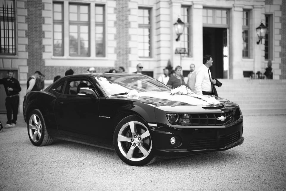 Mariage en Chevrolet Camaro