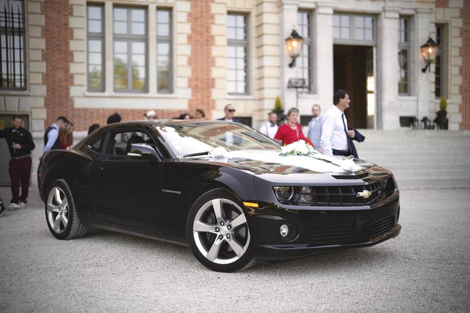 Mariage en Chevrolet Camaro