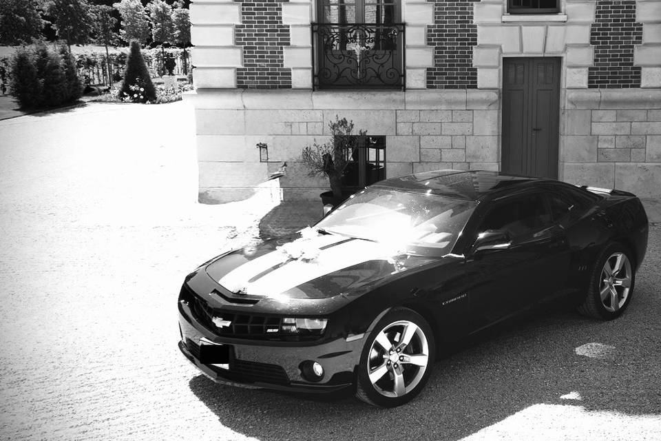 Mariage en Chevrolet Camaro
