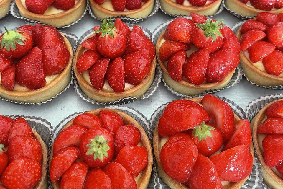 Tartelettes aux fraises