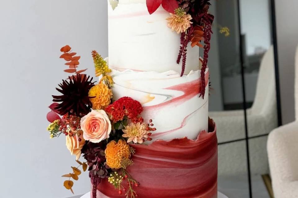 Weding cake floral