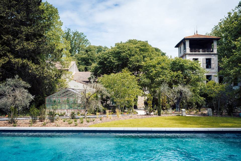 Vue de la piscine