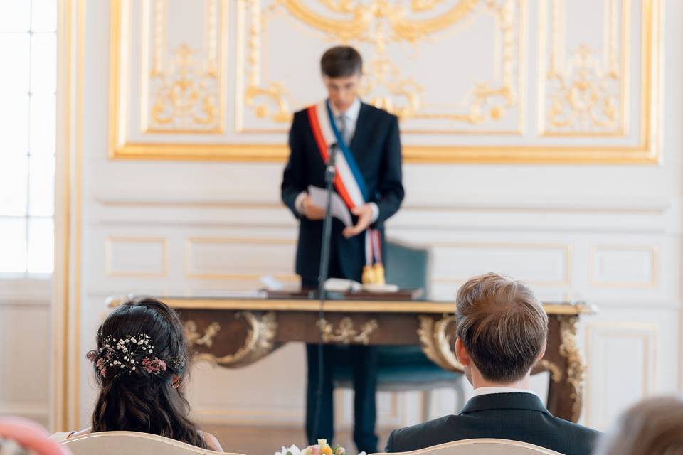 Pendant la cérémonie