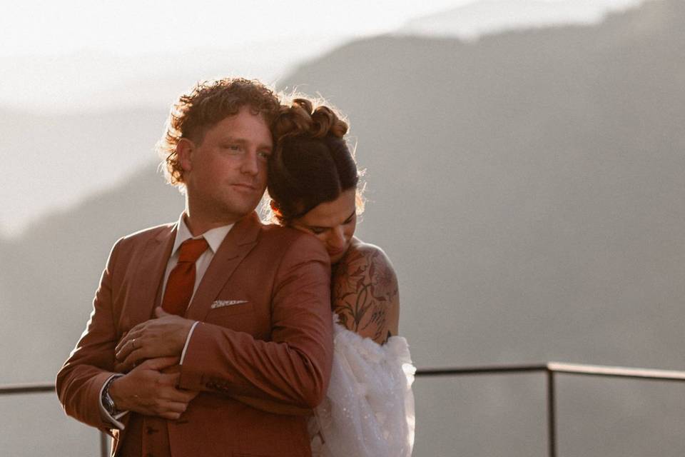 Couple sunset