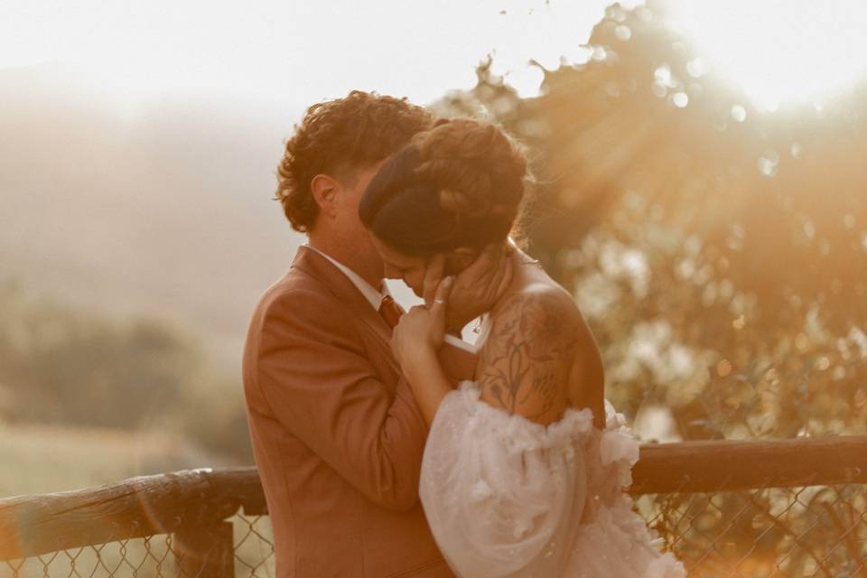 Couple sunset