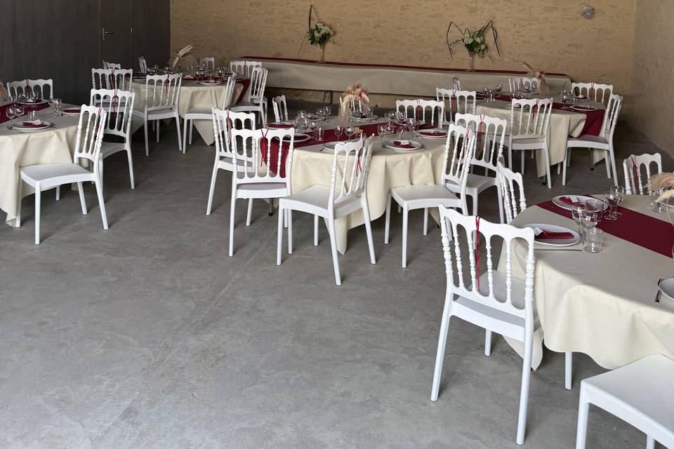 Tables salle