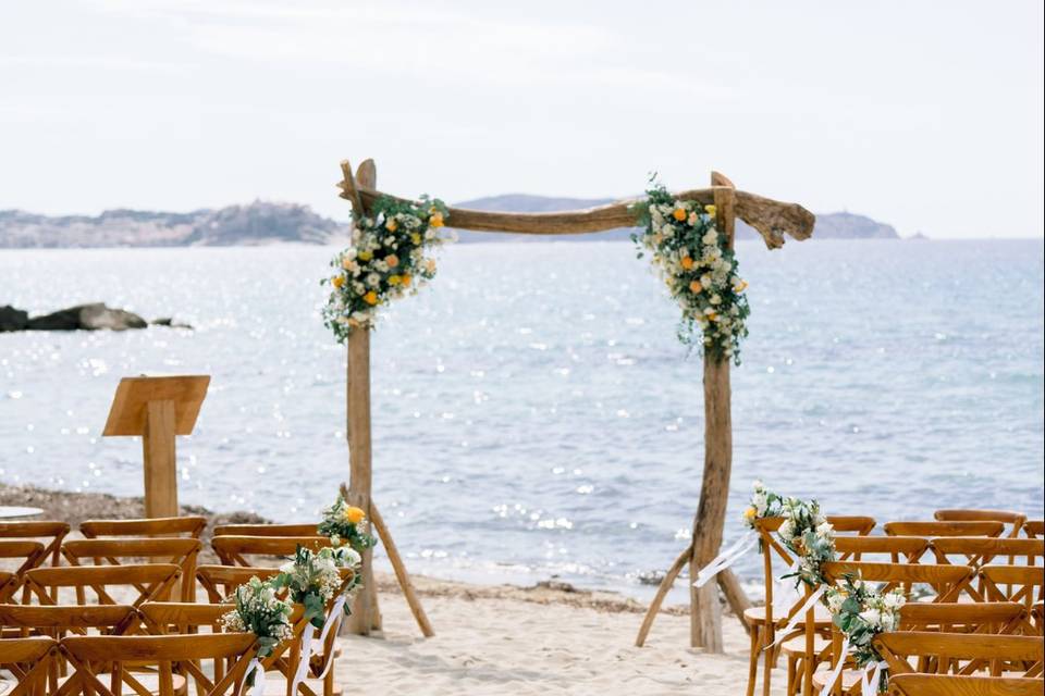 Cérémonie à la plage