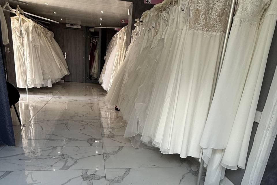 Pièces robes mariées