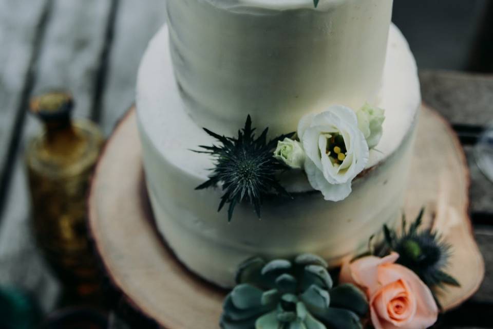 Naked cake nature