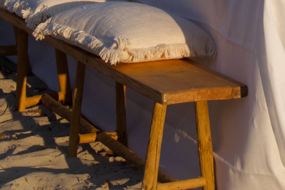 Table Banquet et banc