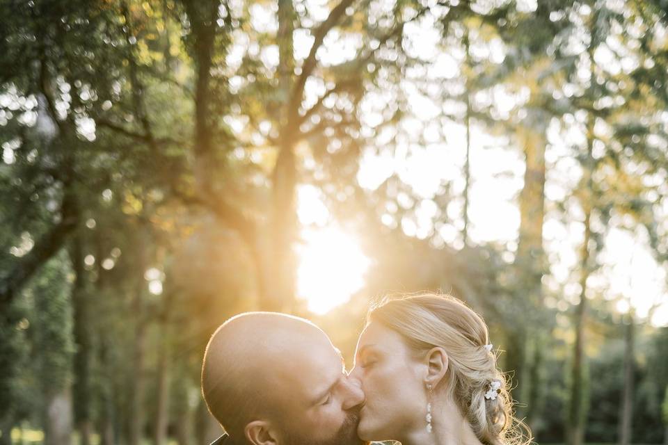 Sunset kiss