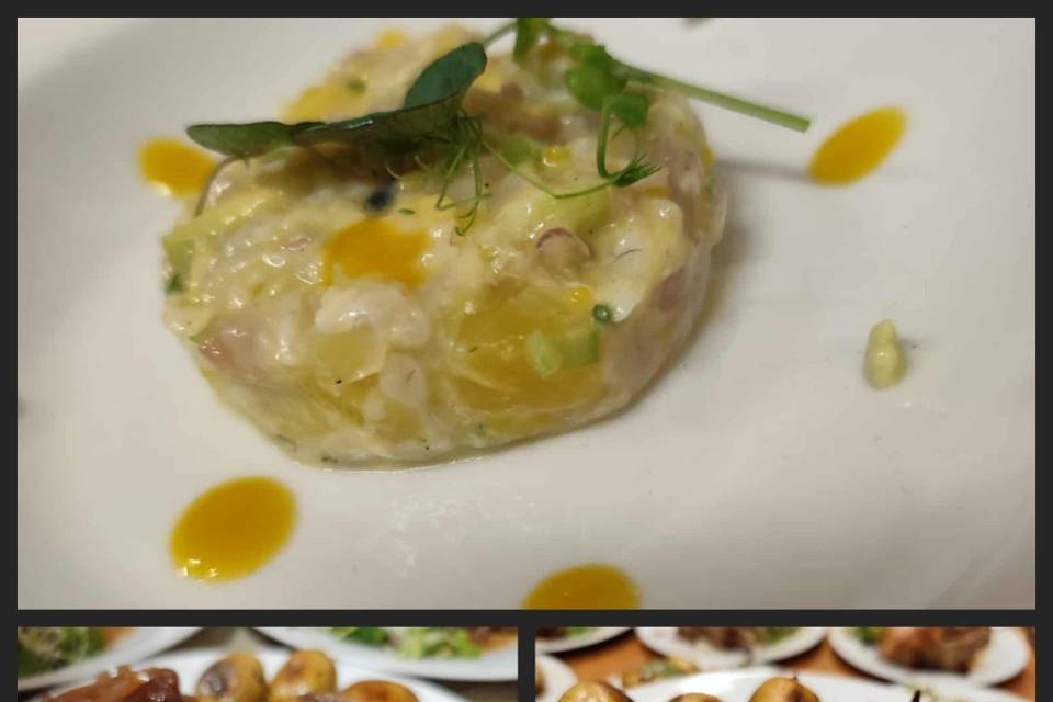 Tartare poisson mangue avocat