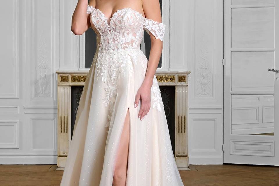 Lune de miel robe de mariée sale