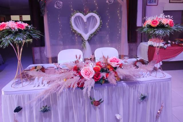 Table des mariés