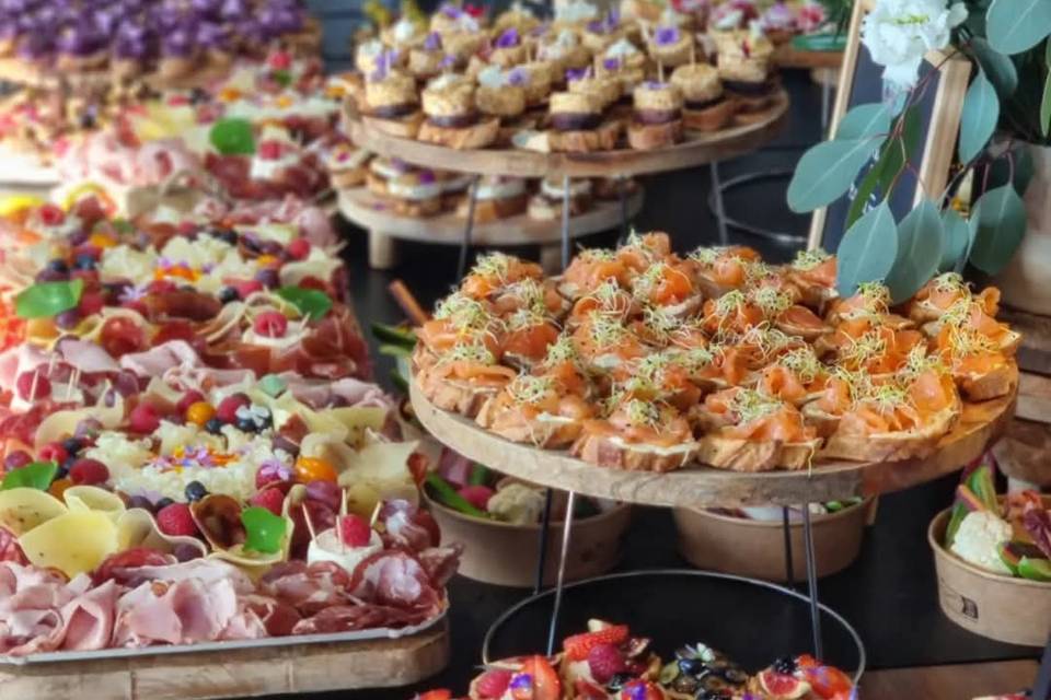 Buffet coloré