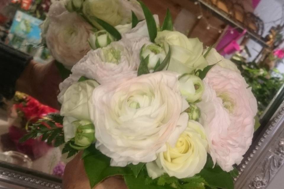 Bouquet de mariée renoncules