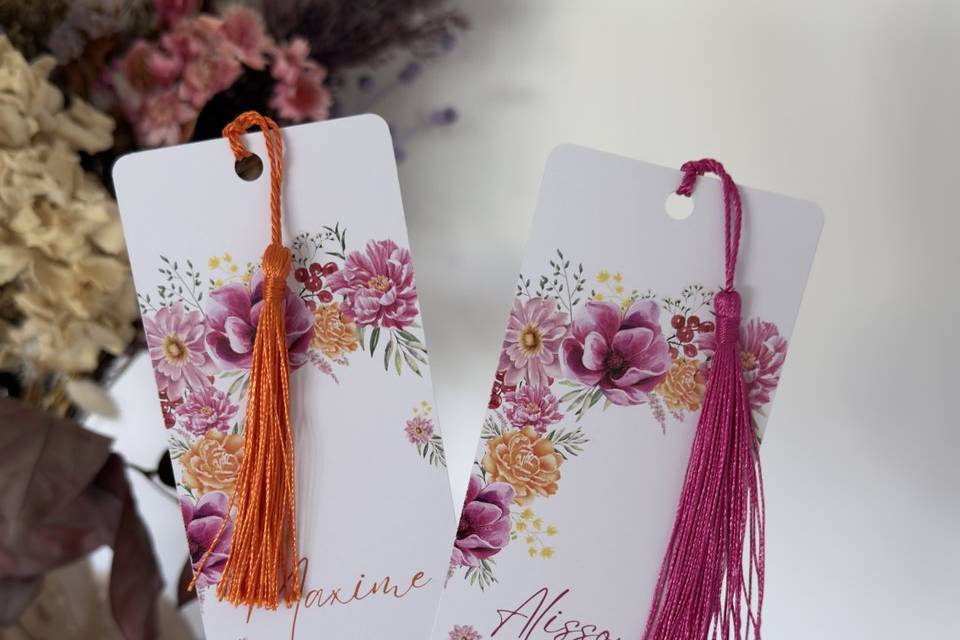 Cadeau invité/marque place