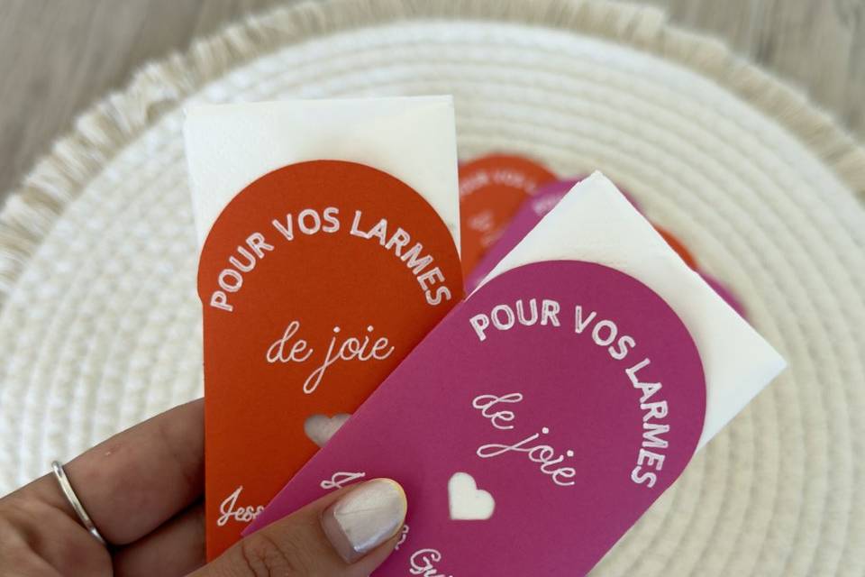 Étuis larmes de joie