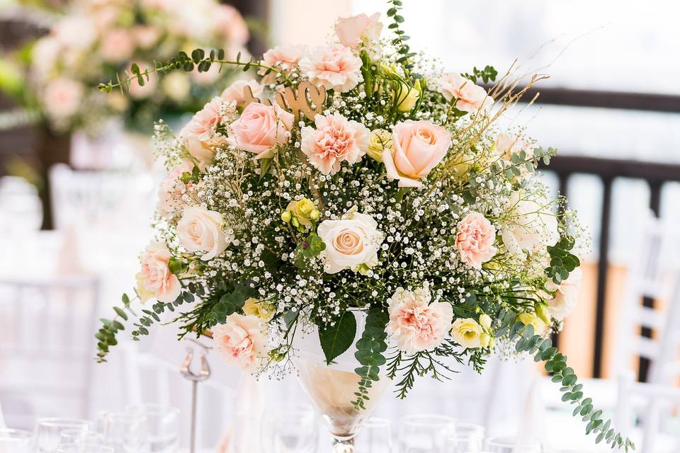 Wedding Table fleurs