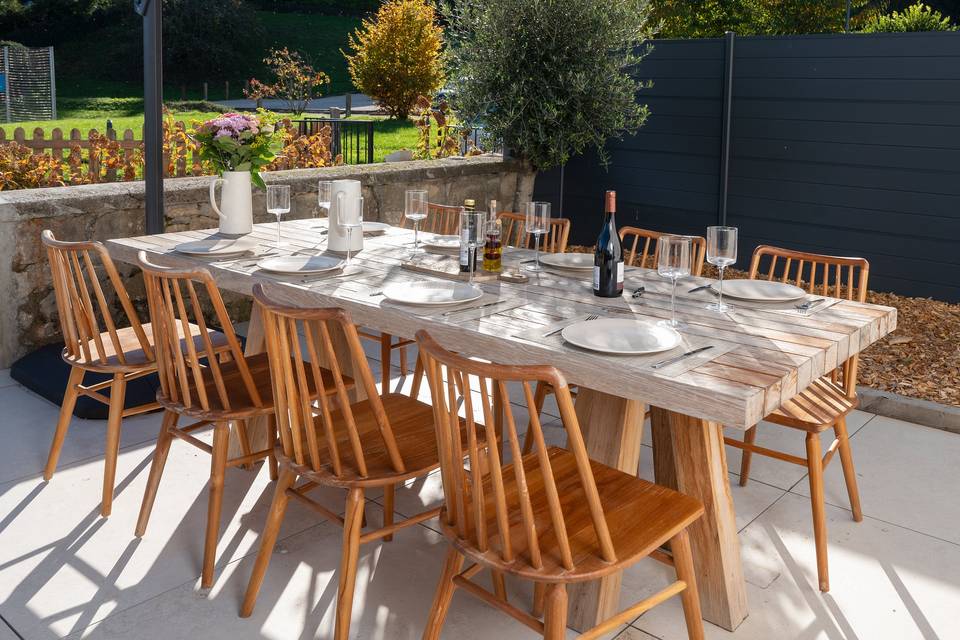 Terrasse gite