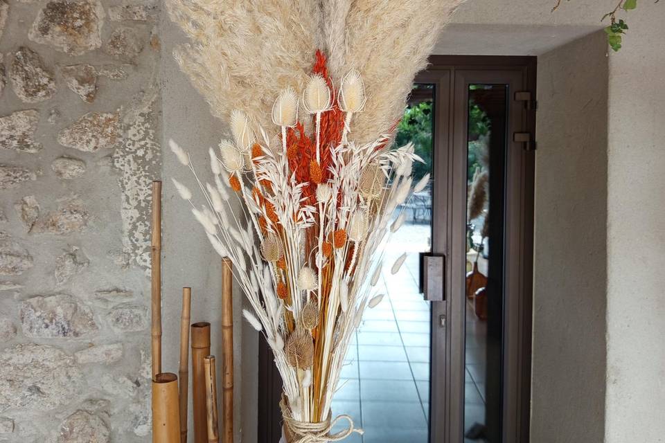 Bouquet séché pour harche