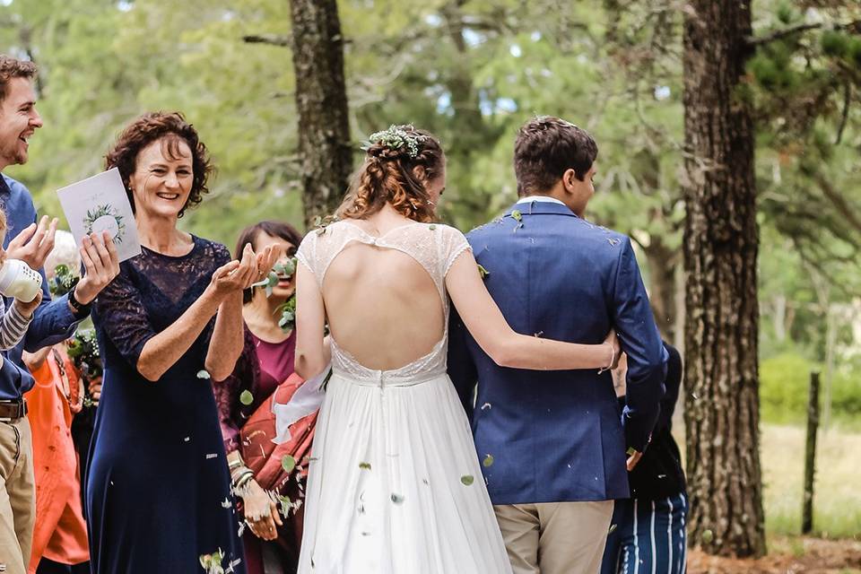 Cérémonie mariage forêt