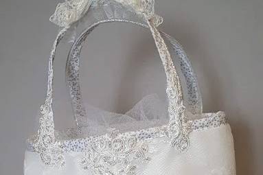 Sac de mariée perlé