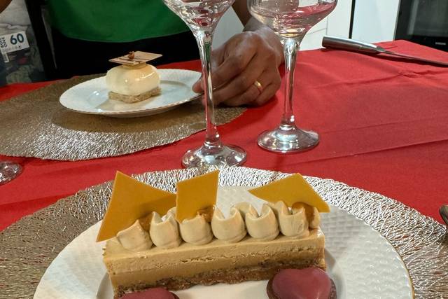 Entremets  caramel