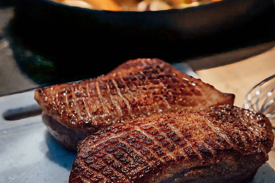 Canard rôti