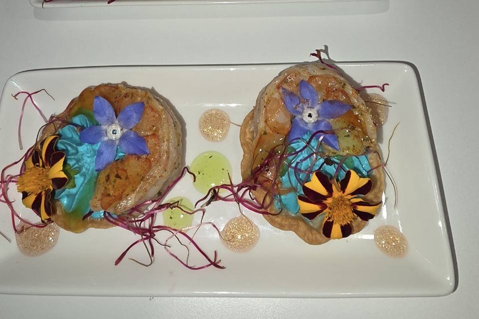 Tartelette de gambas