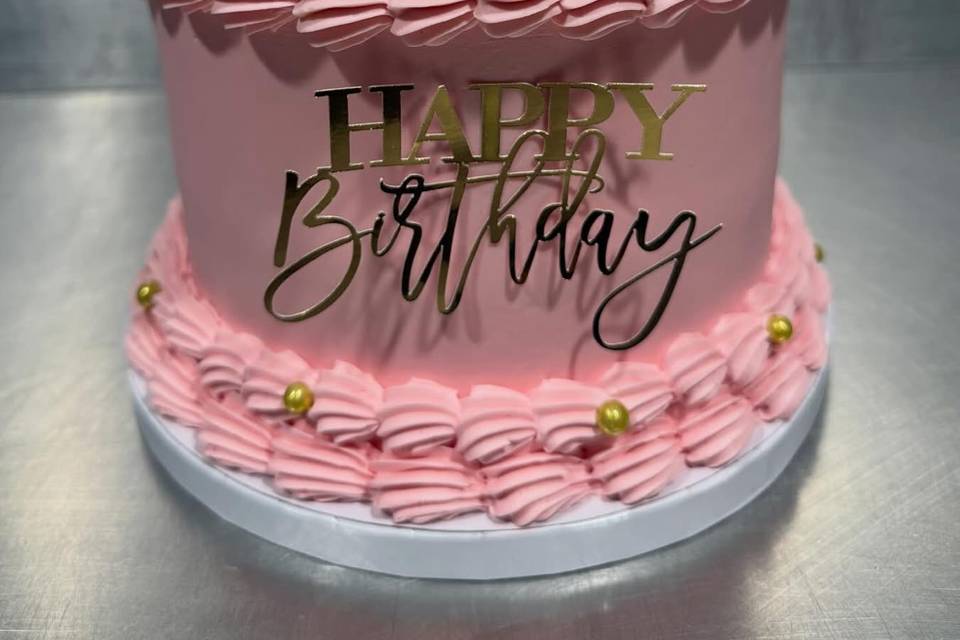 Glitter cake