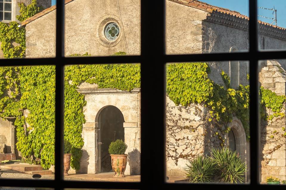 La chapelle vue de l'Orangerie