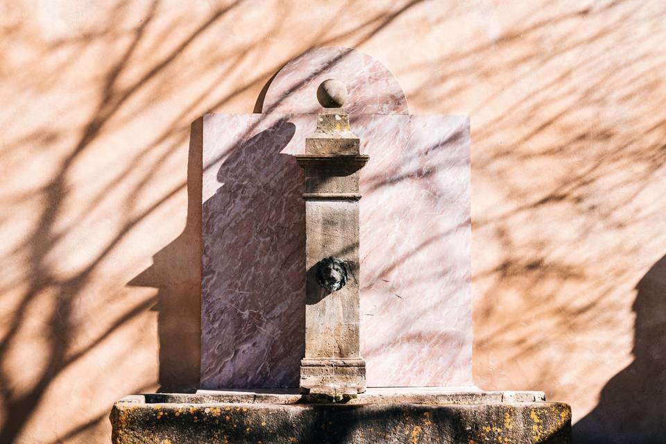 Fontaine marbre Villerambert