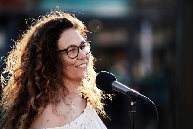 La chanteuse Vin d'honneur