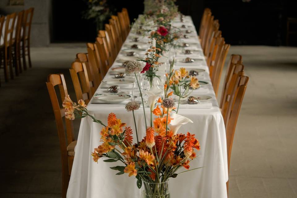 Table fleurie