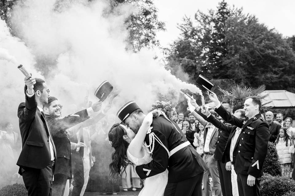 Mariage fumigène