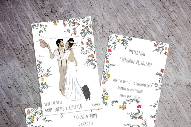 Mariage fleuri