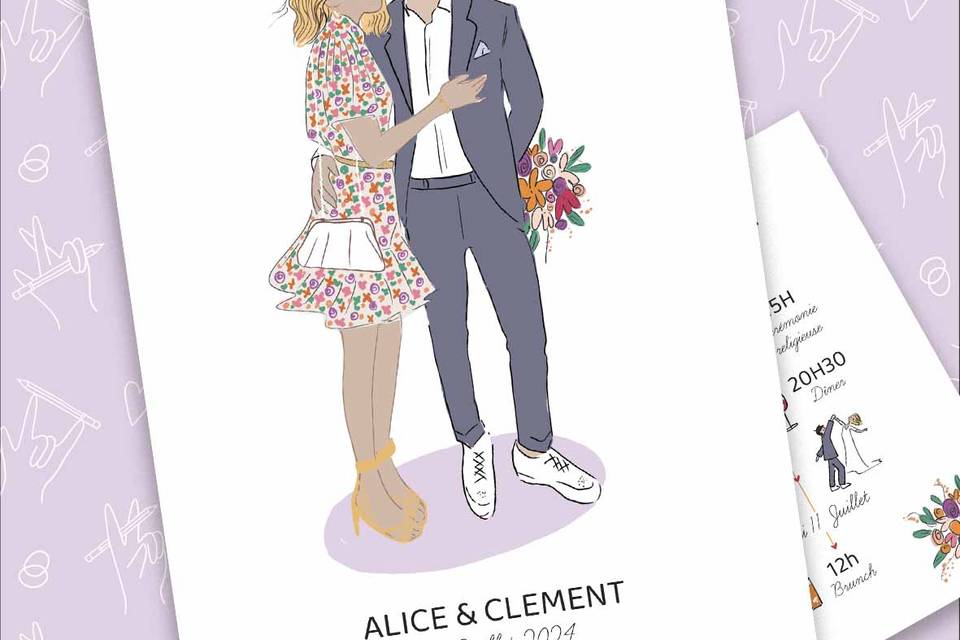 Faire-part de mariage