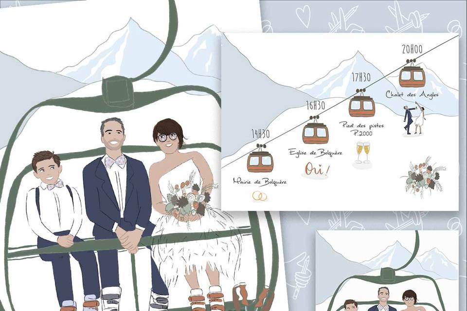 Faire-part de mariage