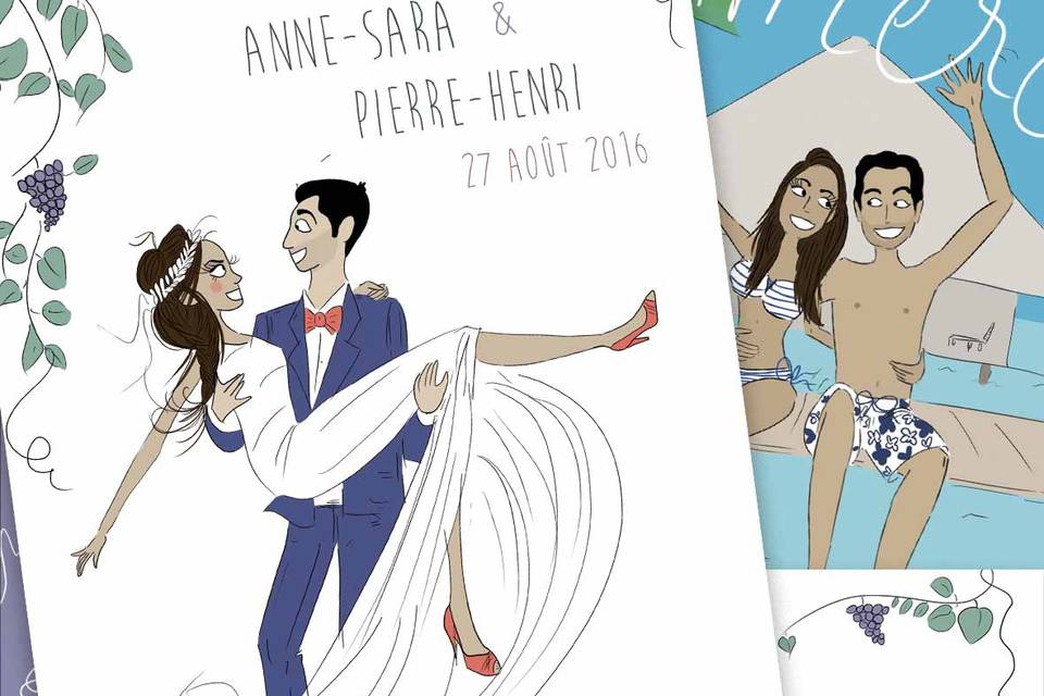 Faire-part de mariage