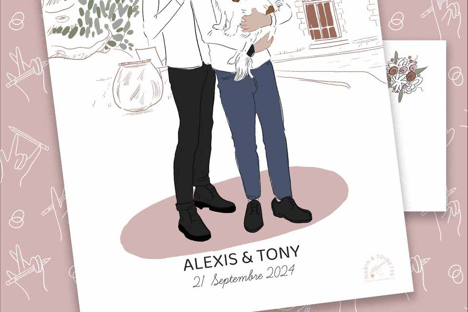 Faire-part de mariage