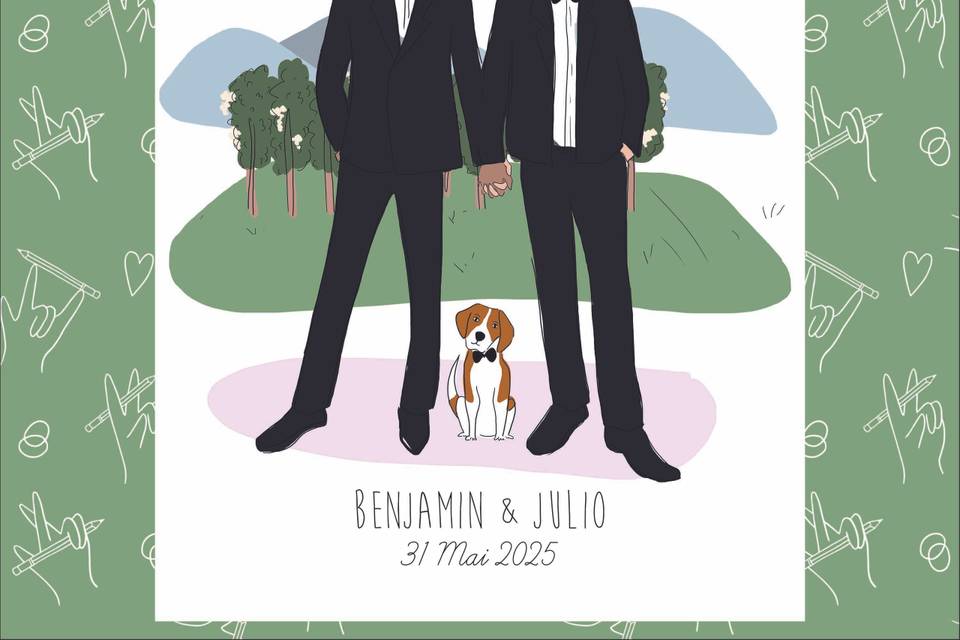 Faire-part de mariage