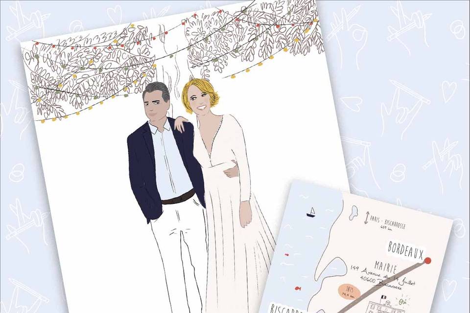 Faire-part de mariage