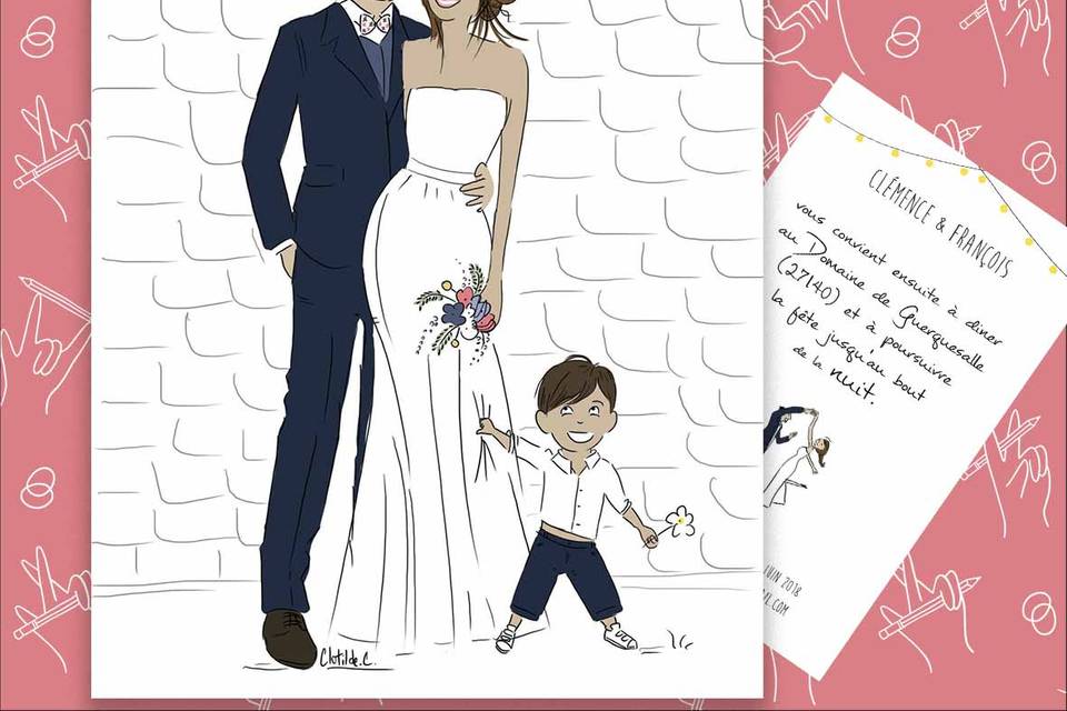 Faire-part de mariage
