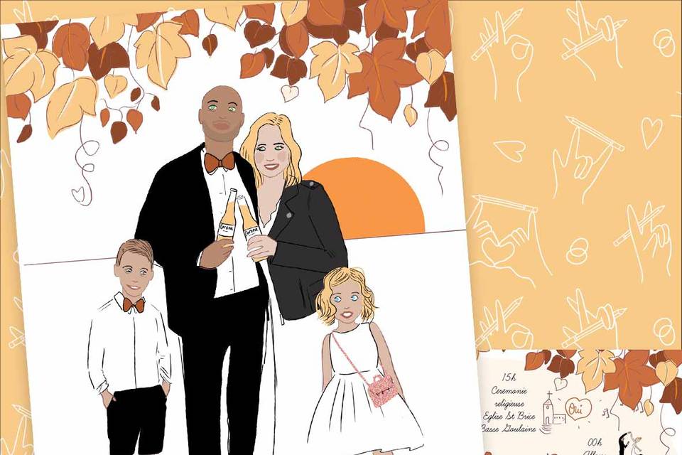 Faire-part de mariage