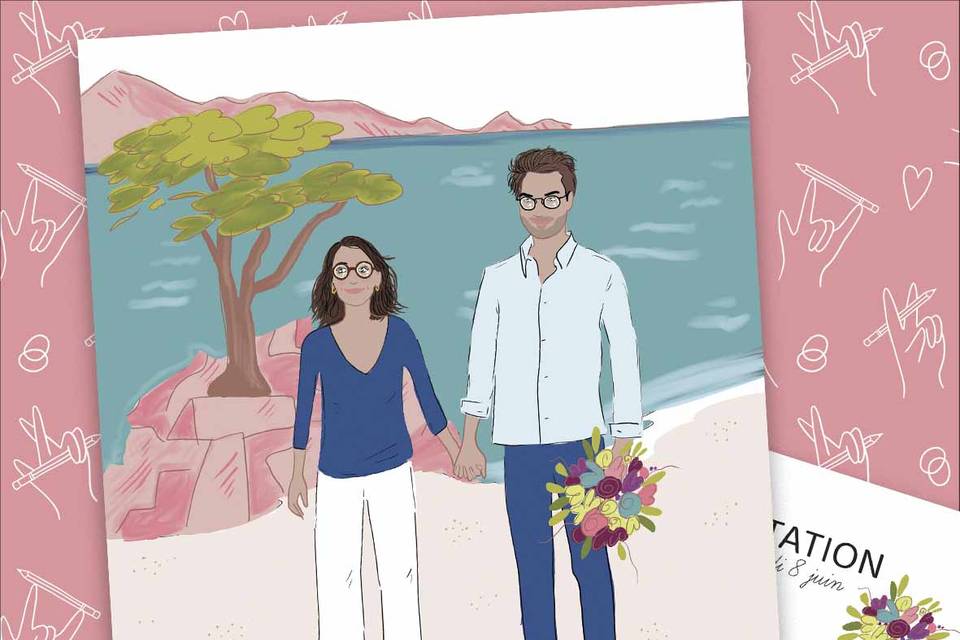 Faire-part de mariage