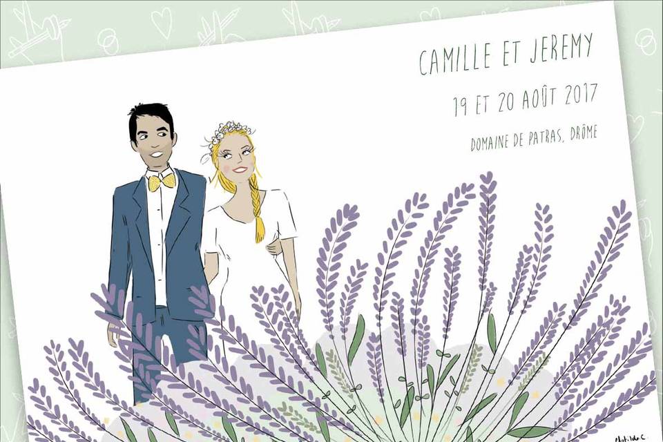 Faire-part de mariage